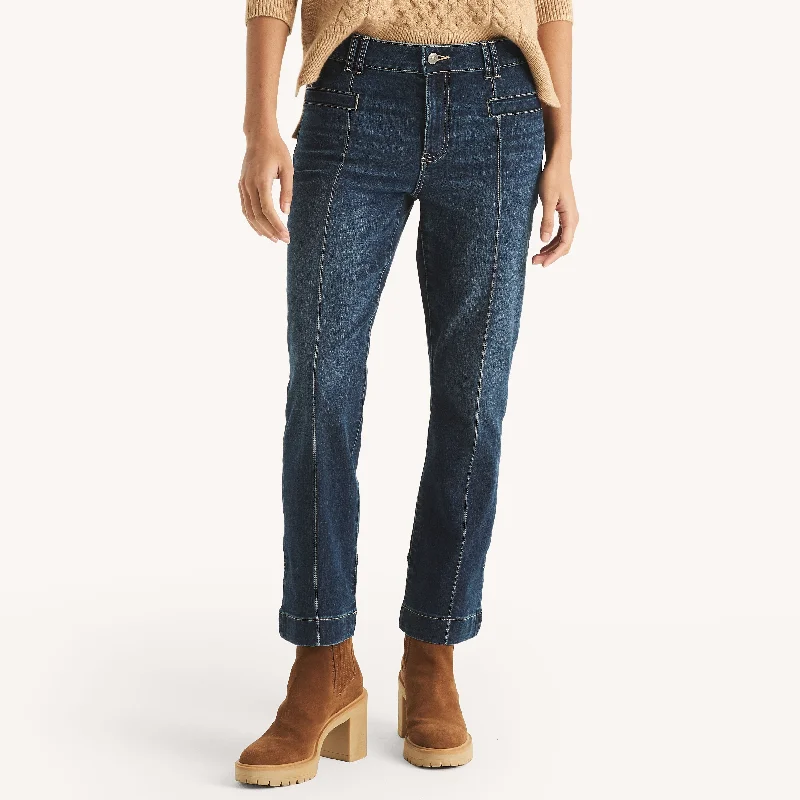 Flash Sale Nautica Womens Mid-Rise Demi Bootcut Denim