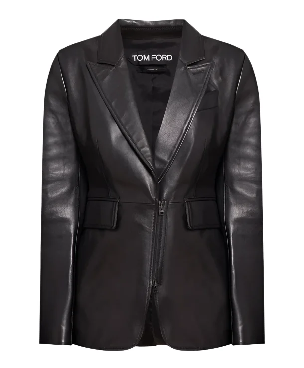 Insane Discount Onslaught Tom Ford Womens Leather Jacket In Black