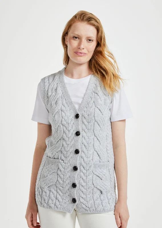 Style Breakthroughs Saoirse Aran Supersoft Cardigan | Grey