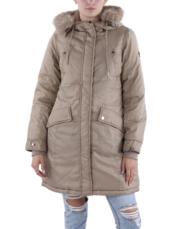 Effortless Style, Endless Impact Womens Insulated Hooded Parka Coat