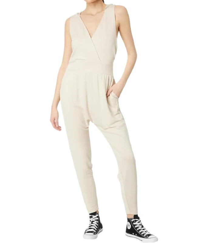 Elegant Fashion Second Chance Jumpsuit In Cream