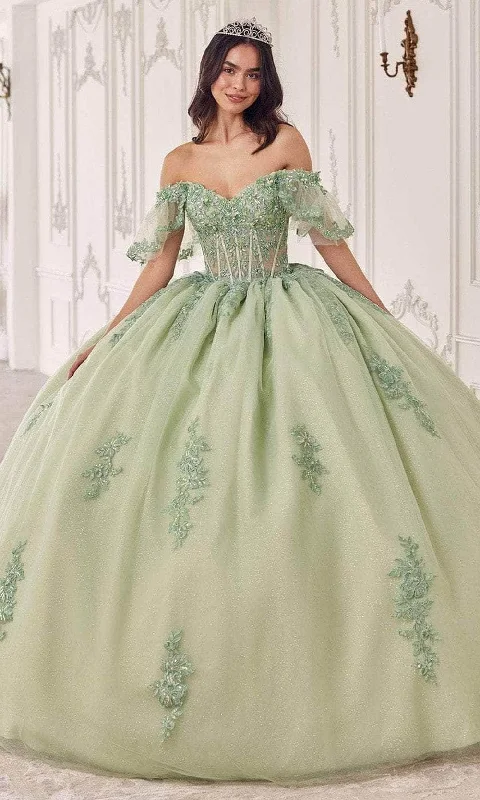 Imeless Style Cinderella Divine 15725 - Applique Embellished Ball Gown