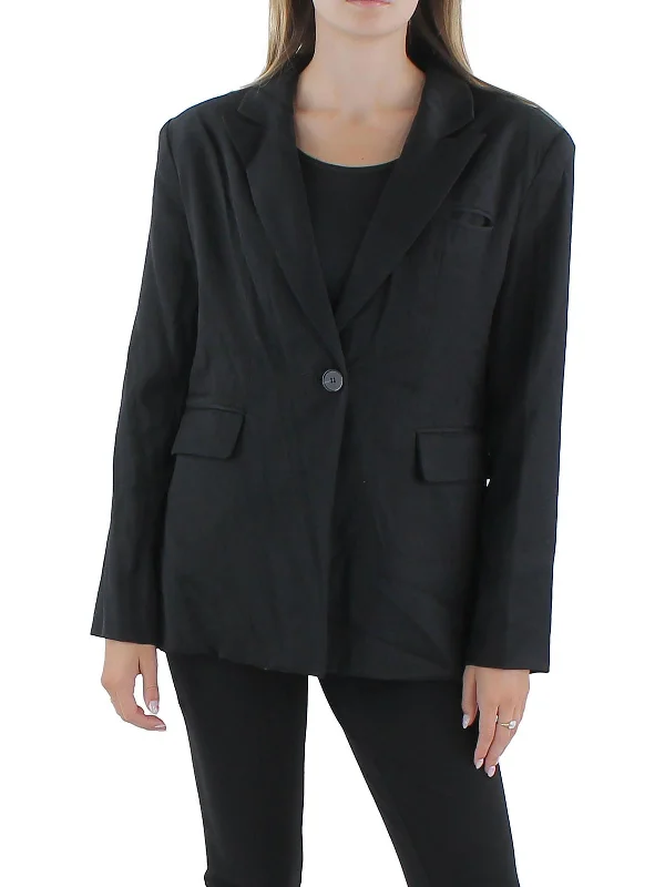 Women's Urban Fashion Womens Suit Separate Office One-Button Blazer