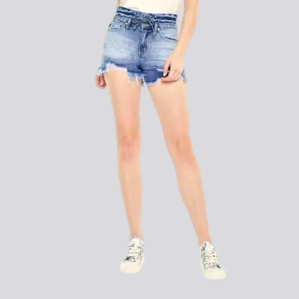 Mother's Day Special Fashion jeans shorts
 for women