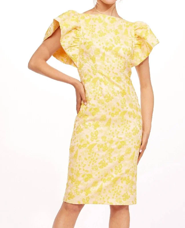 Seasonal Picks Jasmina Dress In Stella D'oro