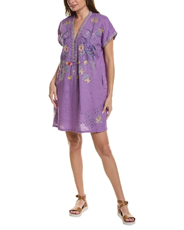 Top Deals Johnny Was Zippy Linen Dress