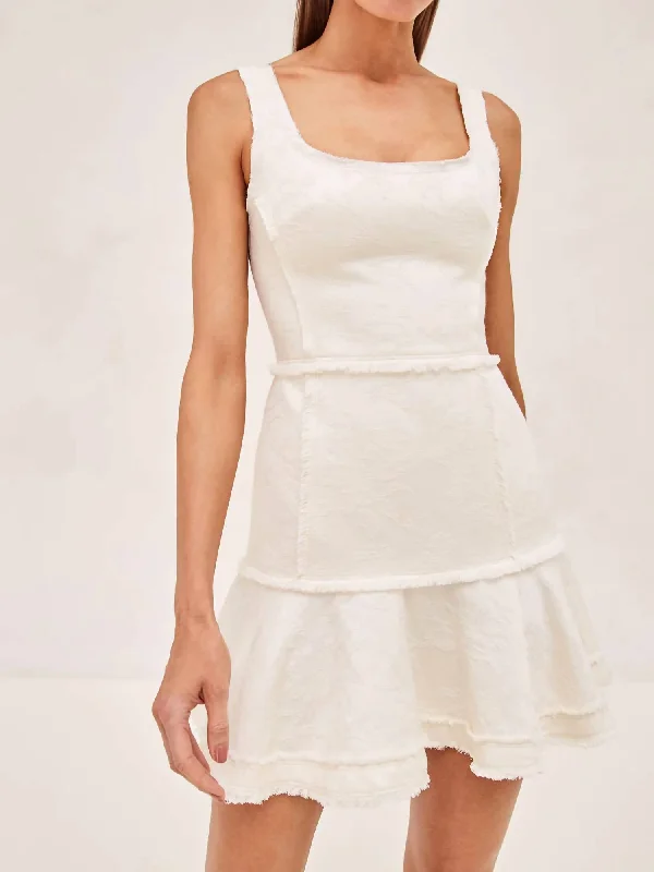 Fashion Forward Femme Noely Dress In Cream