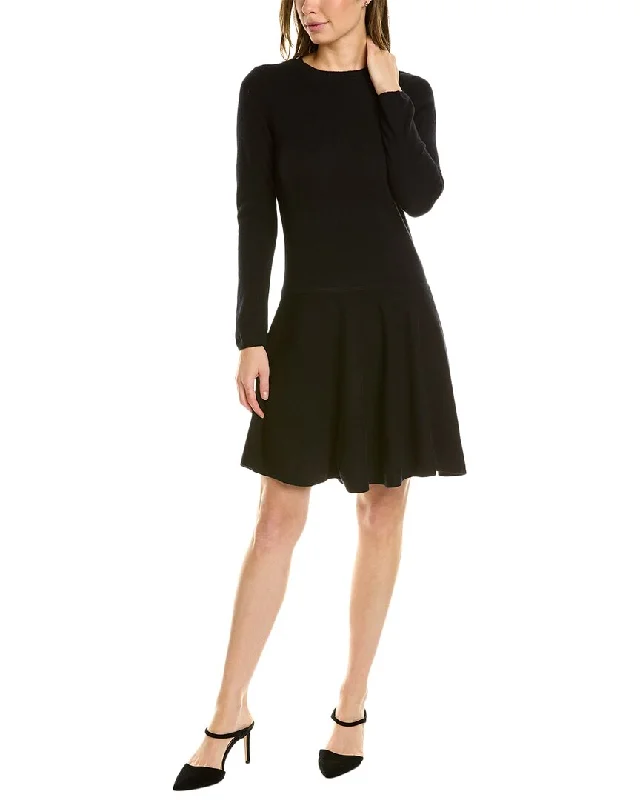 Seasonal Sale sofiacashmere Drop-Waist Cashmere Flare Dress